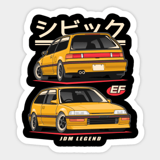 Civic EF Sticker